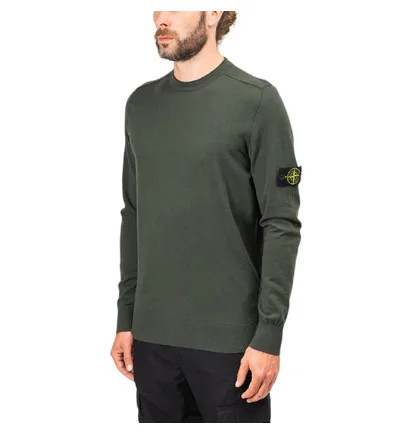 Stone Island Knitted Sweater (Dunkelgrün)