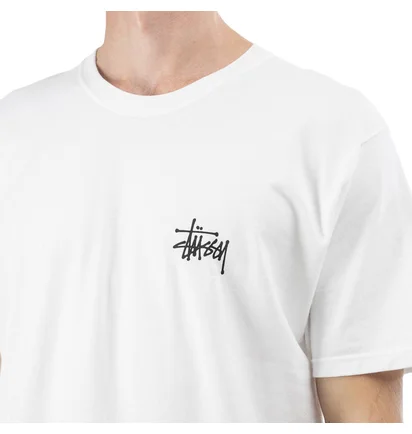 Stüssy Basic Tee (Weiß)