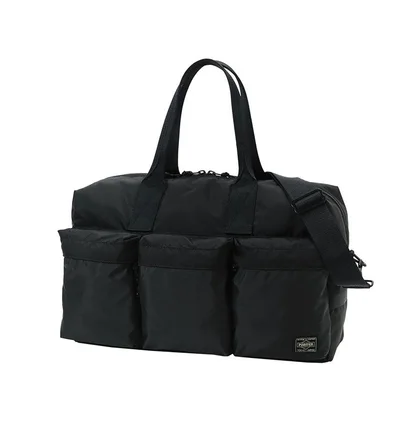 Porter by Yoshida Force 2Way Duffle Bag (Schwarz)