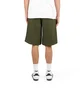 Metalwood Contrast Stitch Elastic Waist Short (Grün)