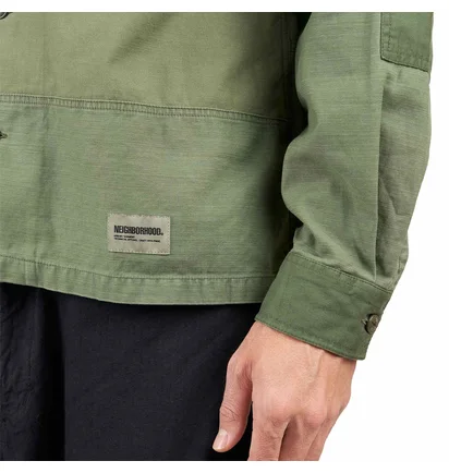 Neighborhood RM Utility Shirt LS (Oliv)