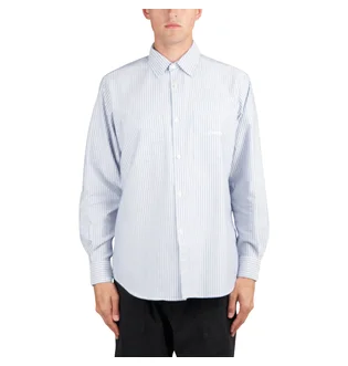 No Problemo Oxford Stripe LS Shirt (Weiß)