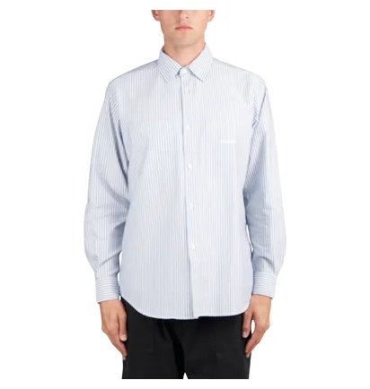 No Problemo Oxford Stripe LS Shirt (Weiß)