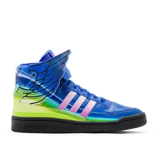 adidas x Jeremy Scott Forum Hi Motorsport 'Wings 4.0' (Blau / Multi)