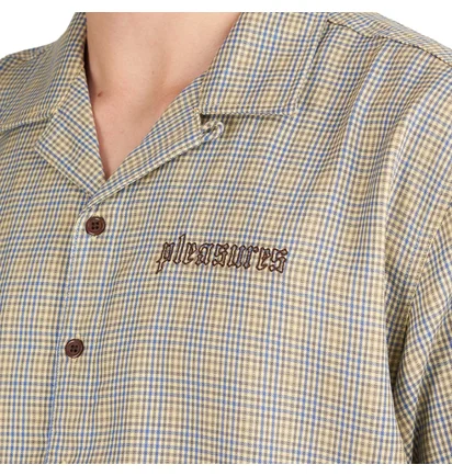 Pleasures Blessed Button Down Shirt (Grün)