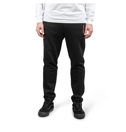 Polythene* Optics Fleece Tracksuit Trousers (Schwarz)