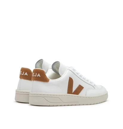 Veja WMNS V-12 Leather (Weiß / Braun)