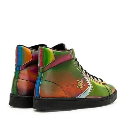Converse Pro Leather Iridescent Hi (Schwarz / Multi)