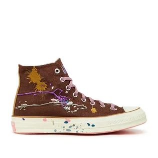 Converse x Bandulu Chuck 70 High (Braun / Weiß / Pink)