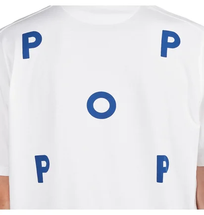 Pop Trading Company Logo T-Shirt (Weiß)