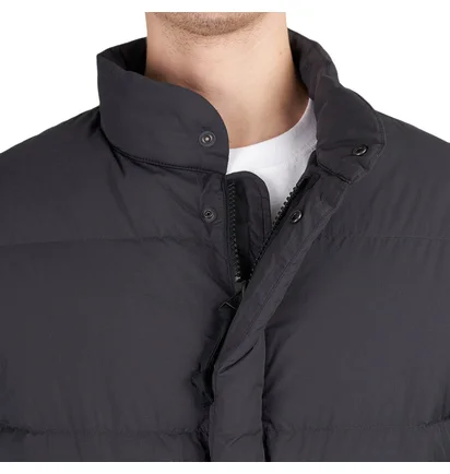 Snow Peak Recycled Nylon Ripstop Down Jacket (Schwarz)