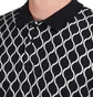 Obey Windmere Jaquard LS Polo (Schwarz / Weiß)
