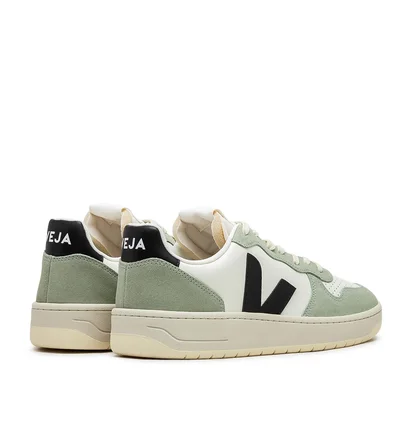 Veja V-10 Prime Leather (Beige / Grün / Schwarz)