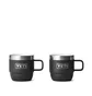 Yeti Rambler 6oz (177ml) Stackable Mugs (Schwarz / Silber) – YETI