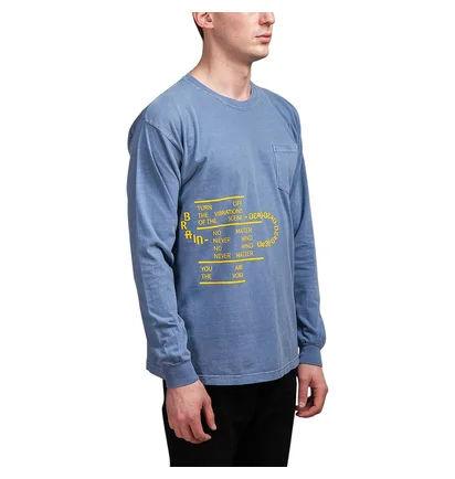 Brain Dead Ghost Longsleeve (Blau)