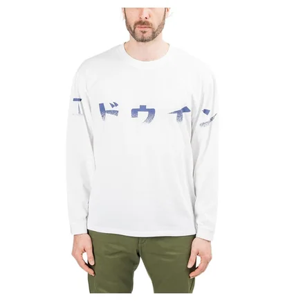 Edwin Imprint TS LS Cotton Single Jersey (Weiß)