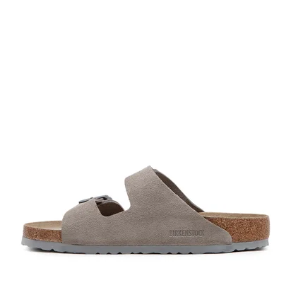 Birkenstock Arizona Soft Footbed Suede (Hellgrau)