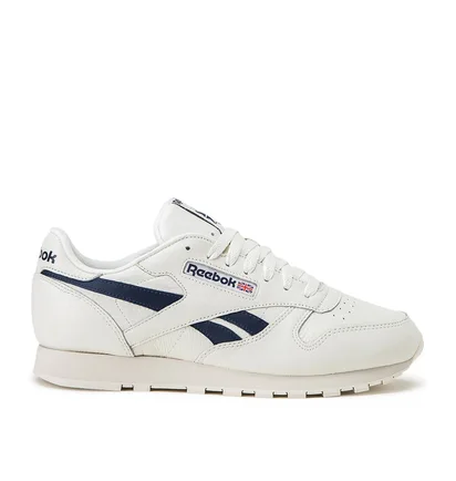 Reebok CL Leather MU (Weiß / Dunkelblau)