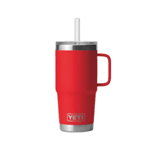 Yeti Rambler 25oz (739ml) Straw Mug (Rot)