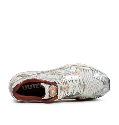Mizuno Wave Rider 10 (Beige / Silber / Rot)