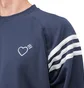 adidas X Human Made Sweatshirt (Navy / Weiß)