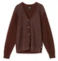 Stüssy Stripe Cardigan (Weinrot)