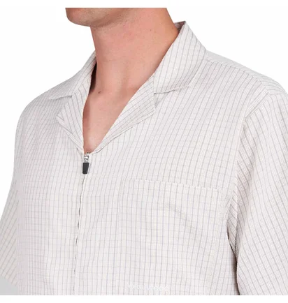 Metalwood Textured Caddie Shirt (Beige)