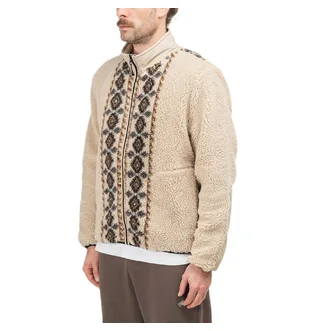 Stüssy Lima Jaquard Sherpa Jacket (Beige)