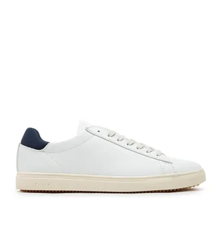 Clae Bradley Essentials White Leather (Weiss / Navy)