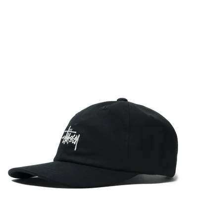 Stüssy Stock Low Pro Cap (Schwarz)