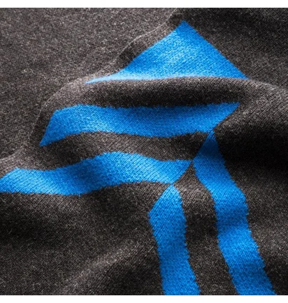 Han Kjobenhavn Scarf (Schwarz / Blau)