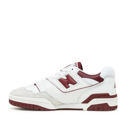 New Balance BB 550 LI (Weiß / Weinrot)