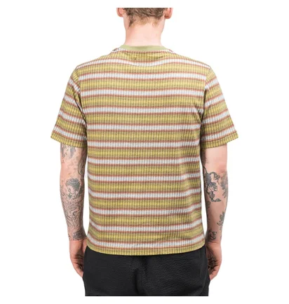 Stüssy Ombre Stripe Tee (Olive)