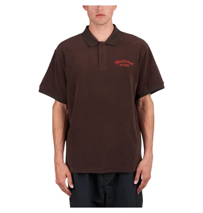 Metalwood Medieval Terry Polo (Braun / Rot)
