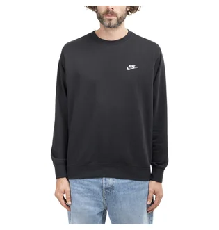 Nike Sportswear Club Men's French Terry Crew (Schwarz)
