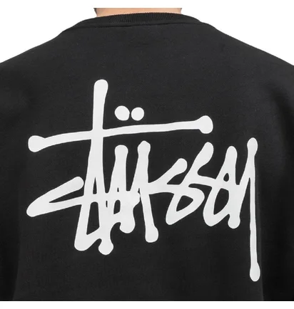Stüssy Basic Crewneck (Schwarz)