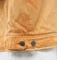Stüssy Shearling Dyed Trucker Jacket (Orange / Braun)