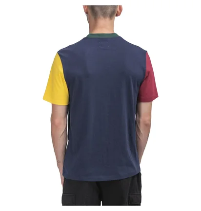 Aimé Leon Dore Color Blocked Logo Tee (Navy)
