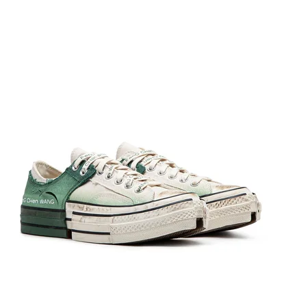 Converse x Feng Chen Wang 2-in-1 Chuck 70 (Grün / Beige)