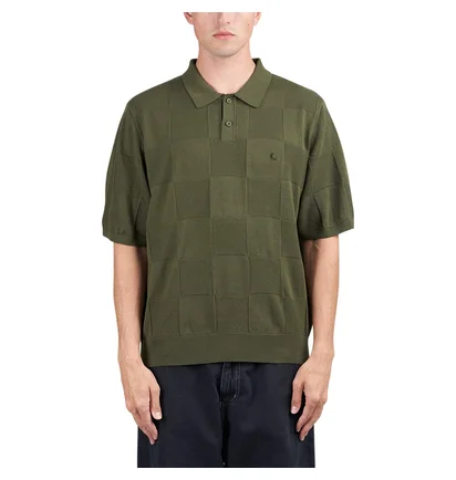 Carhartt WIP S/S Checker Polo (Grün)