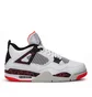 Air Jordan 4 Retro (Weiß / Schwarz)