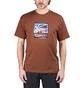 Rassvet Men on Fire T-Shirt (Braun)