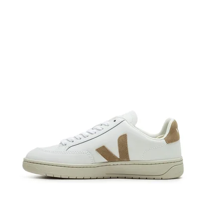 Veja WMNS V-12 Leather (Weiß / Beige)