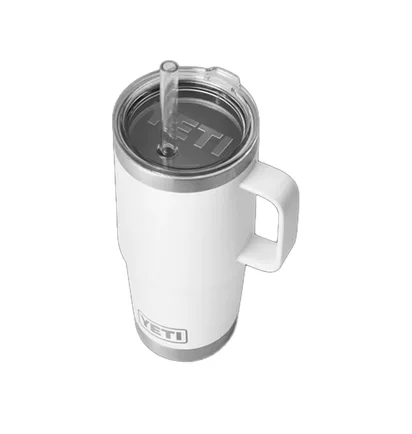 Yeti Rambler 25oz Straw Mug (Weiß)
