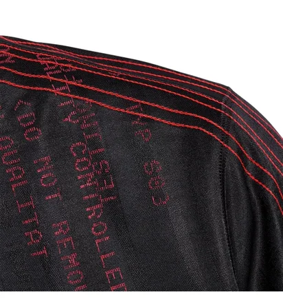 adidas by Alexander Wang AW Crop Track Top W (Schwarz / Rot)