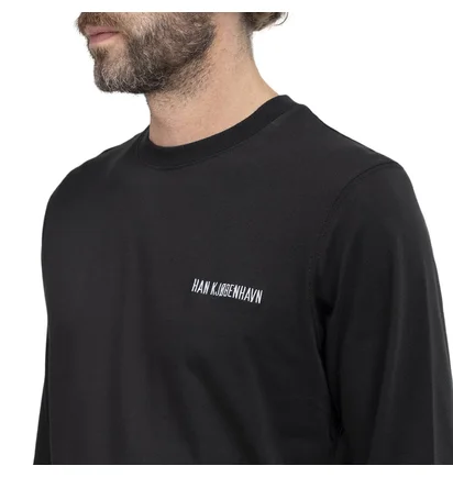 Han Kjobenhavn Casual Long Sleeve Tee (Schwarz)