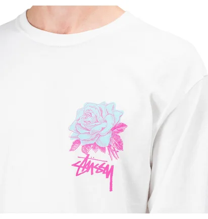 Stüssy Rosebud Longsleeve (Weiß)