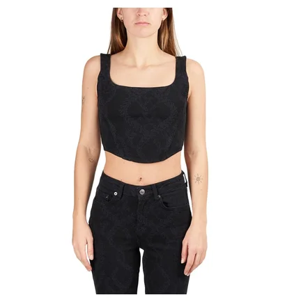 Daily Paper Black Braids Lina Top (Schwarz)