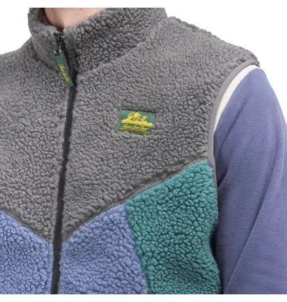 Aimé Leon Dore Polar Fleece Vest (Grau / Blau)