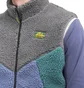 Aimé Leon Dore Polar Fleece Vest (Grau / Blau)